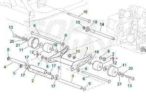 SILENTBLOCK BIELLETTA APRILIA SCARABEO LEONARDO RO