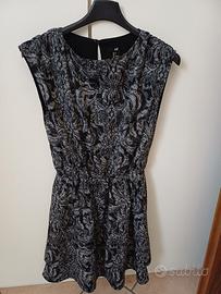 Vestito H&M fantasia nero/argento