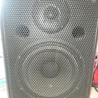 2 casse amplificate e mixer