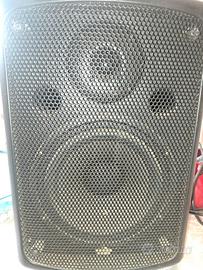 2 casse amplificate e mixer