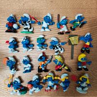 lotto puffi sport schleich peyo vintage 