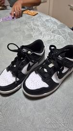 scarpe bambini Nike nere e bianche taglia 31