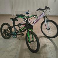 Bicicletta bimba 24" e bimbo 20"