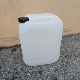 Taniche in plastica bianca  con tappo 