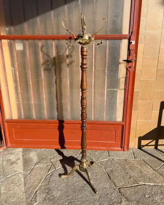 Appendiabiti Vintage, Ottone e Noce