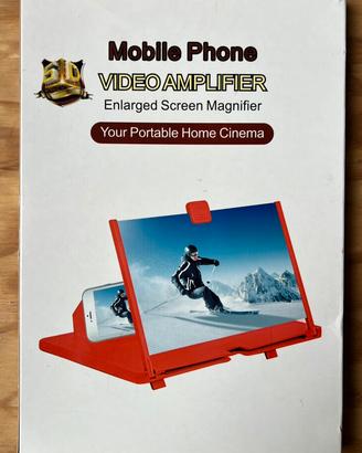 Mobile phone video amplifier enlarge screen