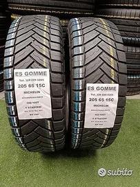 2 gomme 205 65 15c michelin 4stagioni rif688