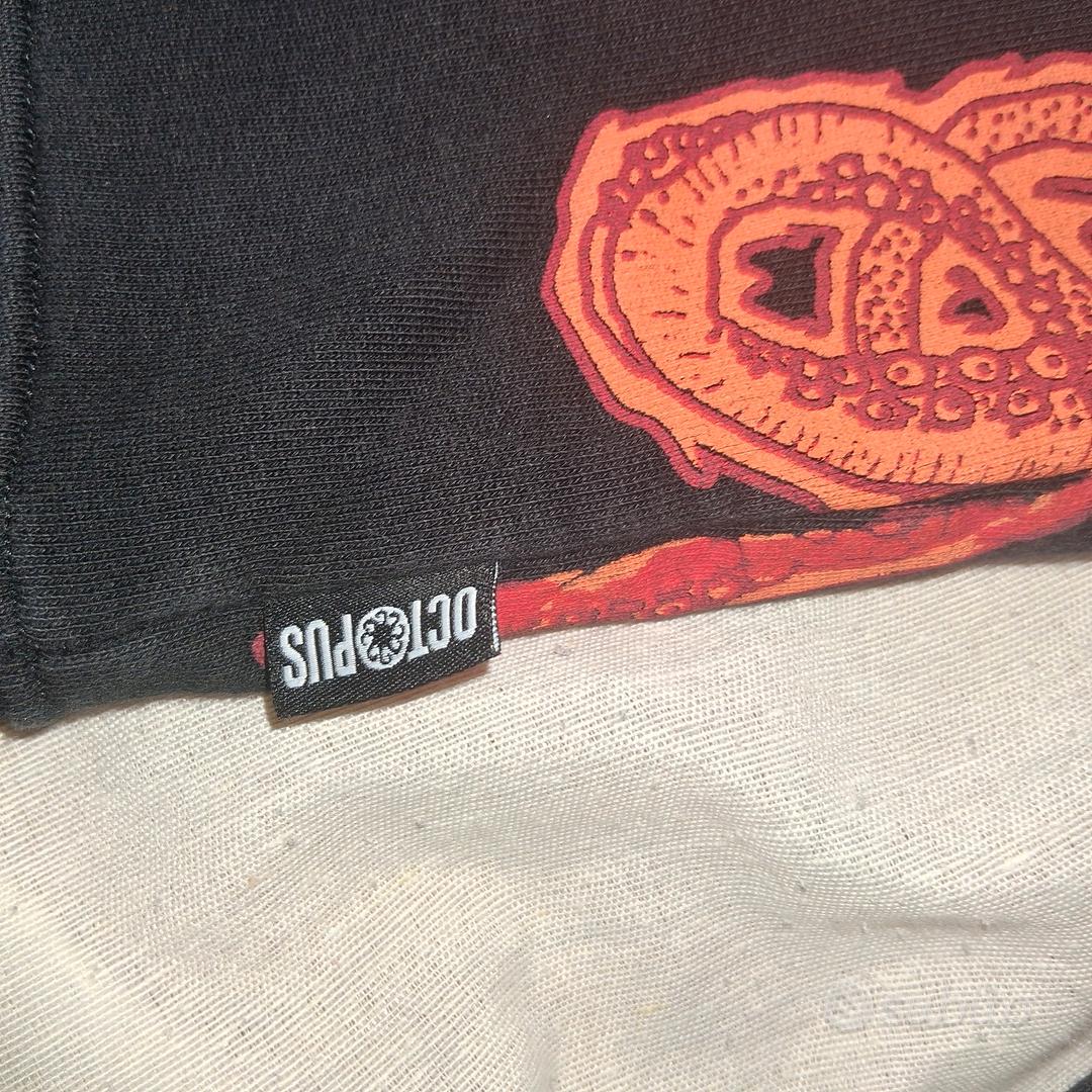 Octopus Flames Hoodie da uomo, modello 19WOSH05 Abbigliamento e