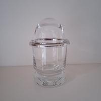 Vaso con coperchio  vetro (1118)