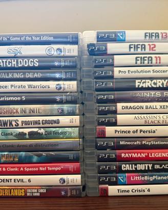Lotto 28 giochi PS3 originali - no graffi