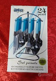 Set posate 24 pezzi Happy casa