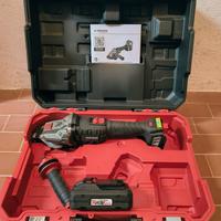 Smerigliatrice angolare parkside+batteria 