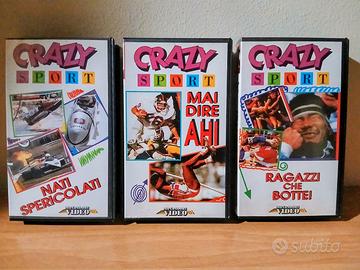 3 Videocassette Crazy Sport