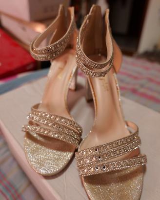 Sandali donna eleganti con strass