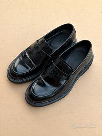 Mocassino in pelle verniciata Zara taglia 40 uomo