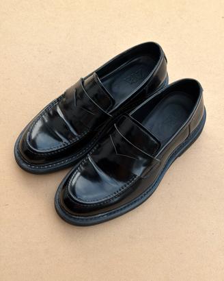 Mocassino in pelle verniciata Zara taglia 40 uomo