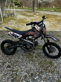 Moto Pitbike 125 cc ruote 14/12 SOLO USO OFFROAD
