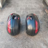 coppia valigie moto kappa v49