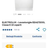 Lavastoviglie Electrolux Nuova 13 coperti da incas