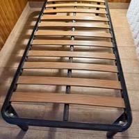 Rete letto + materasso singolo