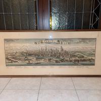 Quadro panoramico “Turin” - Stampa antica Torino