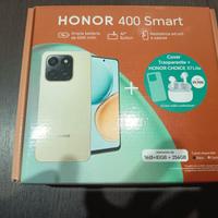Honor 400 smart nuovo+cover+auricolari choice x7