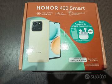 Honor 400 smart nuovo+cover+auricolari choice x7