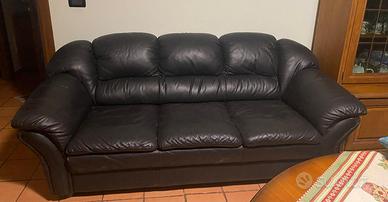 DIVANO ECOPELLE 3 POSTI