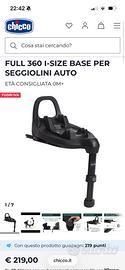 Chicco base full 360 i-size