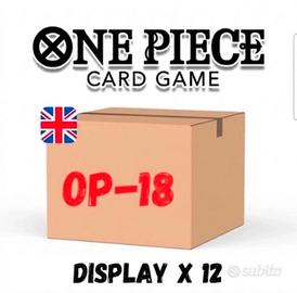 ONE PIECE OP18 SEALED CASE 12  BOX ENGLISH