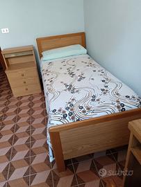 cameretta singola in rovere 
