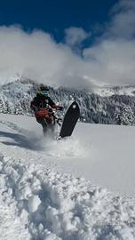 snowscoot snow scoot bici moto da neve dh sci 