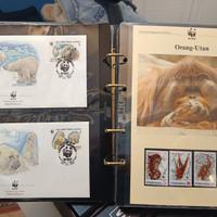 10 volumi "La collezione dei Francobolli del WWF