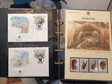 10 volumi "La collezione dei Francobolli del WWF