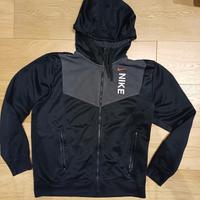 felpa NIKE nera con zip