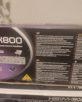 effetto vocale cantanti Behringer FEX 800