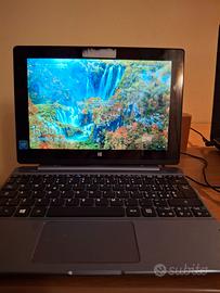 Pc portatile notebook con tastiera estraibile