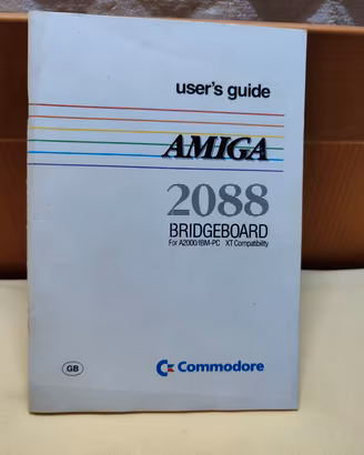 Manuale Originale Amiga 2088 Bridgeboard 