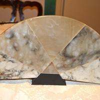 Lampada da tavolo 'Ventaglio' di Mangiarotti