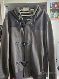 Felpa Uomo Armani Jeans Slim Fit con Cappuccio 