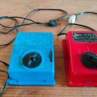 2 alimentatori per treni elettrici aa '70 vintage