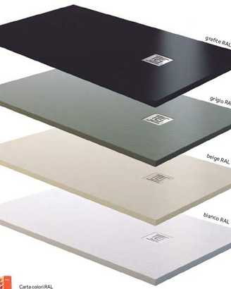 Piatto doccia in marmo resina 70x120 bianco