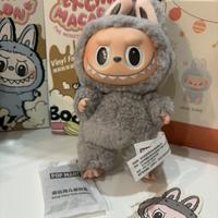 Labubu Macaron originale Pop Mart grigio nuovo