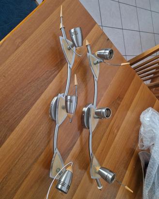 lampadario fa parete faretti