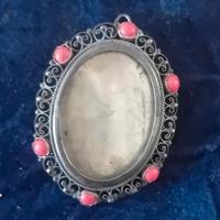 ciondolo - portafoto antico