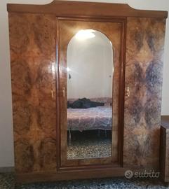 armadio antico primi '900 in radica