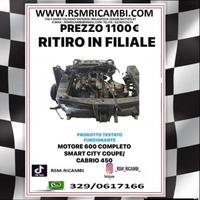 MOTORE 600 COMPLETO SMART CITY COUPE/CABRIO 450