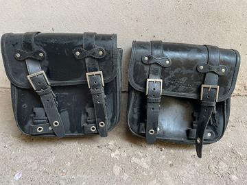 royal enfield borse valigie pelle