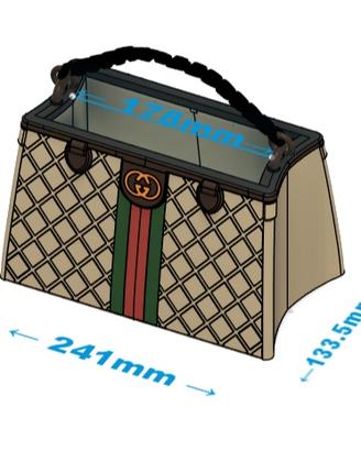 GUCCI BAG 3d printed
