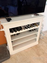 Madia tv/ cantina vini in legno